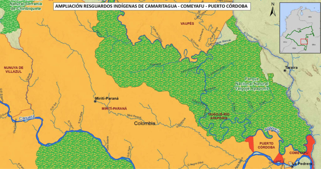 Trece pueblos indígenas de la amazonía colombiana recuperan más de 44. ...